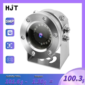 HJT v nevýbušnom WIFI/POE IP Kamera 5MP Opotrebeniu a Korózii Odolnosť IP68 304Stainless Ocele Humanoidný Detekcie Bezpečnostné Kamery