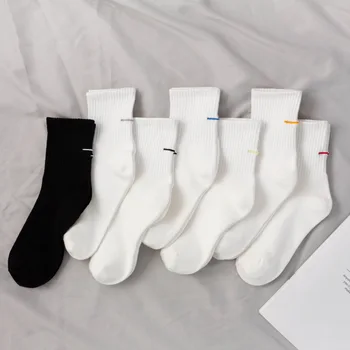 Nové Biele Ponožky Ženy Harajuku kórejský Štýl, Šport Bežné Skateboard Novinka Posádky Ponožky Mužov calcetines de la mujer Dropshipping