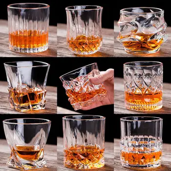 Námestie Crystal Whisky Sklo Pohár Pre Domáce Bar, Pivo, Voda a Party Hotel Svadobné Poháre Darček Drinkware
