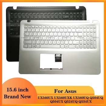 Pre Asus UX560U UX560UX UX560UXK UX560UQ Q504UQ Q504UX Q524UQ Q524UQK Q534UX Notebook opierka Dlaní Hornej Prípade NÁS Klávesnica s podsvietením