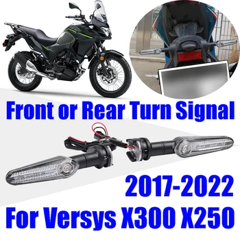 Pre Kawasaki VERSYS-X250 VERSYS-X300 X 300 250 Príslušenstvo LED Zase Signálu, Svetelný Indikátor Smerový Flasher Blinker na Čítanie