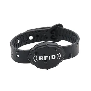 RFID Náramok T5577 EM4305 Prepisovateľné 125KHZ Silikónové Nastaviteľné Náramok Nepremokavé ID Karty pre Bazén, Sauna Izba 1Pcs