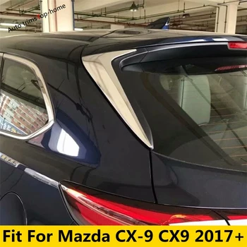 Zadné dvere, Zadné Dvere, Okno Pruhy Flitrami Dekorácie Kryt Výbava Pre Mazda CX-9 CX9 2017 - 2020 ABS Chrome Vonkajšie Príslušenstvo