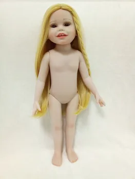 45 cm silikónový vinyl Americký reborn baby doll hračky pre deti 18-palcové bebe nažive dievčatá bábiky juguetes boneca brinquedos poupee 1