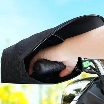 Riadidlá motocykla chrániče sluchu Letné Vzdušné 3D Oxford Nepremokavé Ochranu pred Slnkom Rukavice S Reflexné Pásky Dizajn Motocyklové Rukavice 3