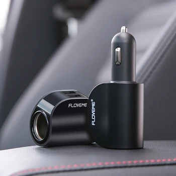 FLOVEME Duálny USB Nabíjačka do Auta s Digitálny Displej GPS Adaptér pre Xiao 12 3.1 Rýchle Auto-nabíjačka pre iPhone 12 13 Pro Nabíjania 5