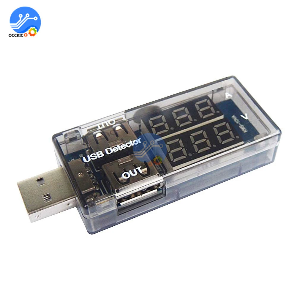 USB tester Dual USB Digitálny voltmeter amperimetro napätie prúd volt na meter ammeter detektor power bank nabíjačku indikátor 1