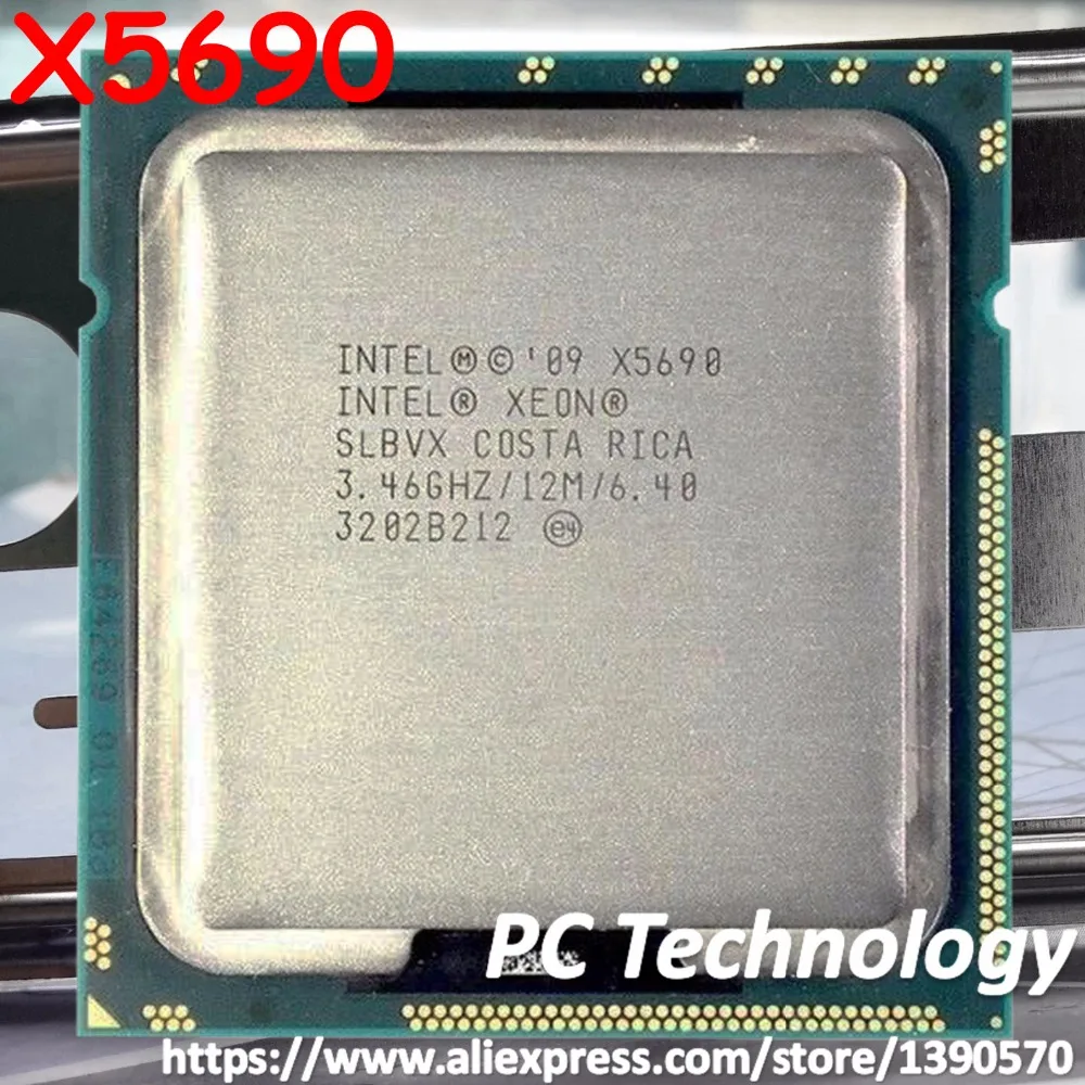 Originálne procesory Intel Xeon X5690 Procesor 3.46 GHZ 6-Core 12M Cache LGA1366 CPU 130W doprava zadarmo