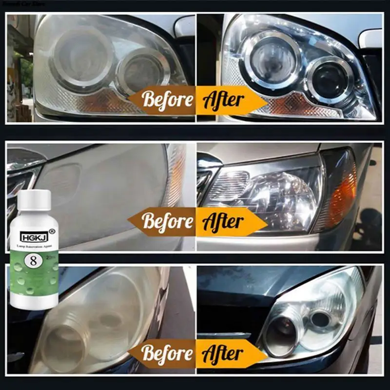 20ML/50ML Lampa Renovácia Agent Auto Svetlometu Svetlomet poľský Obnova Auta Dlhotrvajúcu Ochranu Oxidácii Kvapalina pre Auto