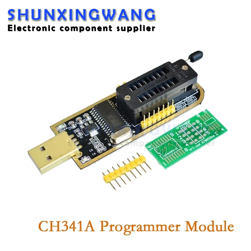 Pôvodné CH341A 24 25 Série EEPROM, Flash BIOS USB Prepojovací Modul + SOIC8 SOP8 Test Klip Pre EEPROM 93CXX / 25CXX / 24CXX 1