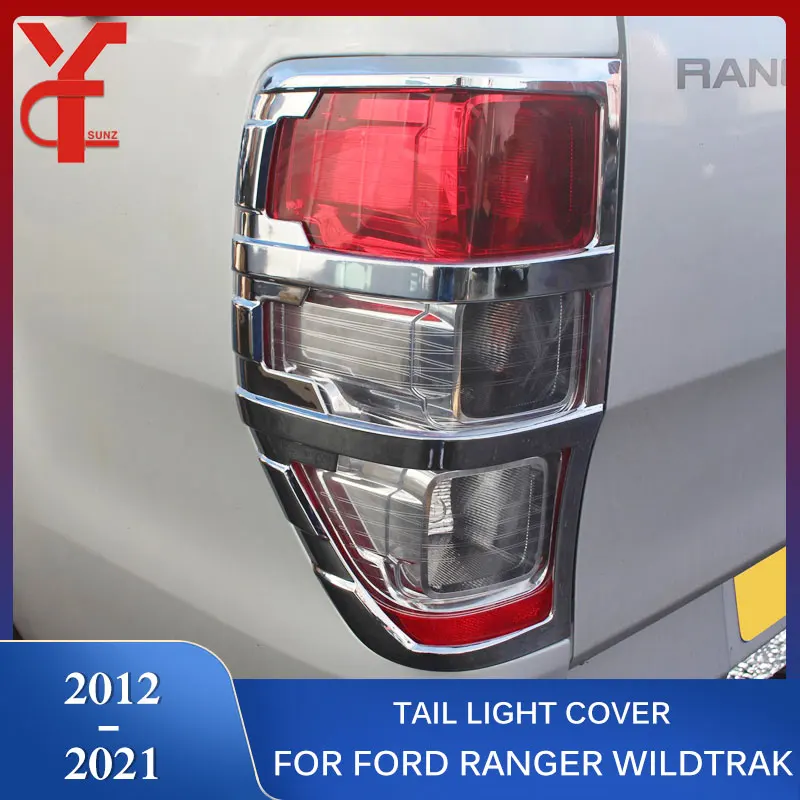 ABS zadné Svetlá Kryt Pre Ford Ranger Wildtrak T6 T7 T8 2012 2013 2014 2015 2016 2017 2018 2019 2020 2021 2