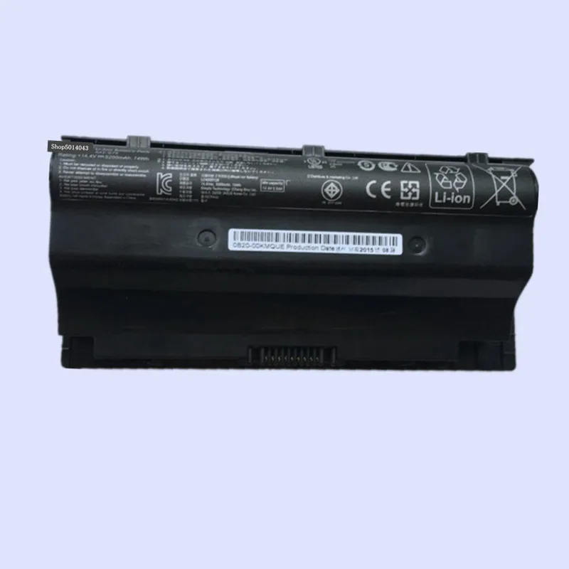 Nový, Originálny Notebook náhradná Li-ion Batéria A42-G75 pre ASUS G75 G75W G75V G75VW G75VX série 14,4 V 74WH