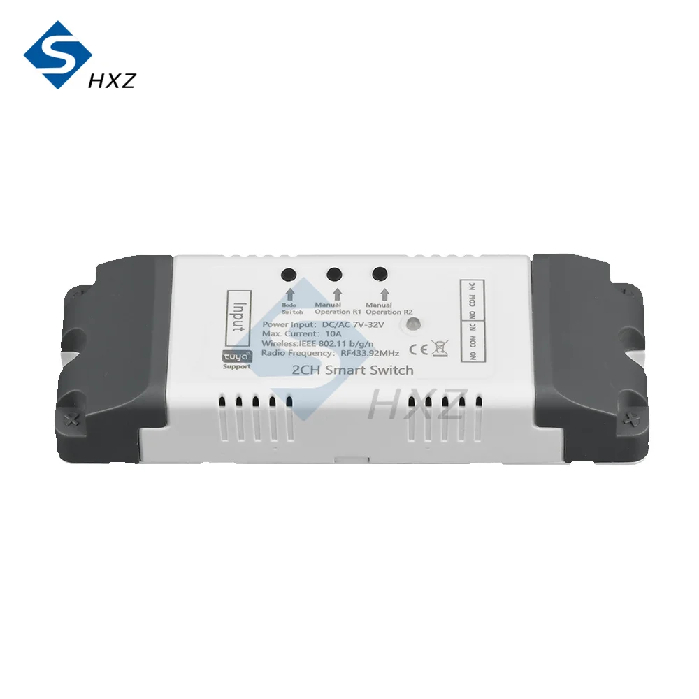 WiFi Bezdrôtové Smart Switch Relé USB 5V/DC7-32V 2 Kanálový Reléový Modul 433MHZ rádiofrekvenčné Diaľkové Ovládanie Switch Modul