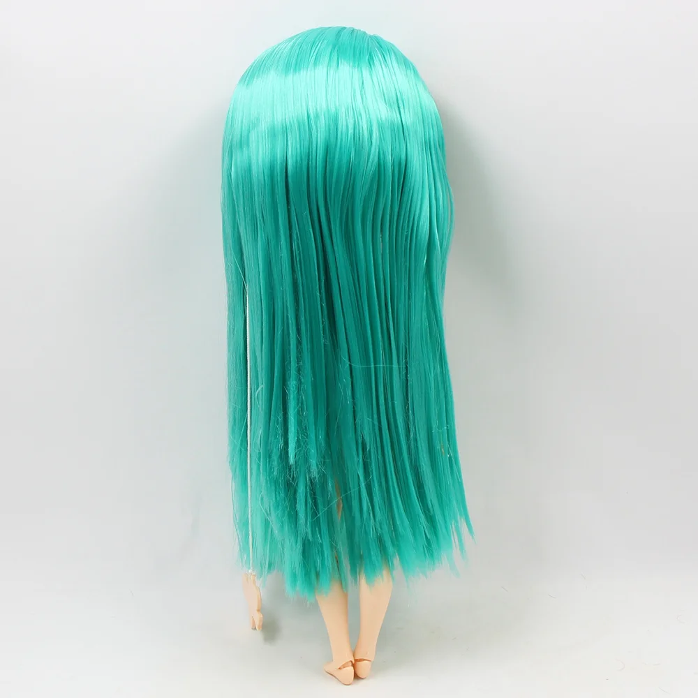 DBS blyth bábika ľadovej licca telo spoločný orgán nové cool zelená dlhé rovné vlasy 1/6 30 cm darček hračka BL4427 5