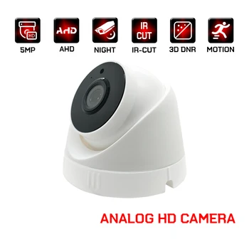 1080P / analog hd kamera 2MP 4MP 5MP cctv kamerový bezpečnostný krytý dome ahd kamera pre domáce Infračervené nočné videnie