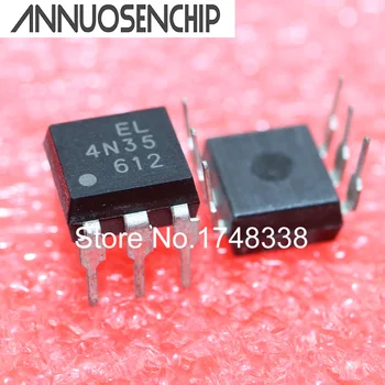 10PCS 4n35 DIP6 Optocouplers tranzistor 30V NOVÉ EL4N35