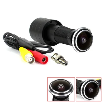170 Široký Uhol CCD Káblové Mini Dvere Očné Jamky Peephole HD Video 1000TVL Kamera Farebná CCTV Kamera