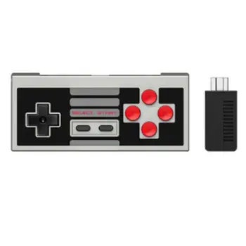 8BitDo NOVÉ NES30 Classic Edition Nastaviť Bezdrôtové pripojenie Bluetooth Gamepad Herný ovládač Retro Ovládač Prijímač pre Pôvodné NES Mini