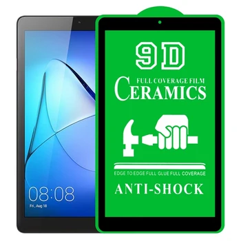 9D Celej Obrazovky, Full Lepidlo na Keramické Fólia Pre Huawei Užite si Tablet 2/ MediaPad M5 Lite/ MatePad T8/ MatePad Pro/ MediaPad T3/MediaPad