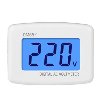 AC 80-300V Digitálny Voltmeter EÚ a USA AU Plug Volt na Meter Pätica Napätie Tester LCD Displej Napätie Meter 110V 220V
