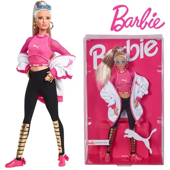 Barbie DWF59 Puma Pop 2019 50. Výročie Klasické Hračky Podpis Bábky Šport Hračky Pre Dievčatá Jed 22 Predmety Pohybujúce sa Hračky