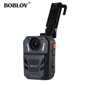 BOBLOV WA7-D 32 GB Policajné Kamery Batérie 4000mAh Mini Comcorder DVR HD 1296P Diaľkové Ovládanie Tela Cam Policia Mini Kamery