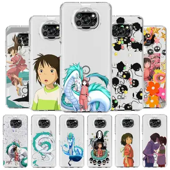 Chihiro Odvážneho Preč Anime Telefón puzdro pre Xiao Poco X3 NFC F3 M3 M4 Pro Mi 12 11 Lite 5G Ultra 11X 11T Pro 11i Jasné Kryt