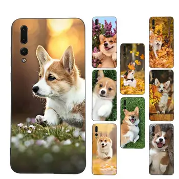 Corgi psov Telefón Prípade Redmi 8 9 9A pre Samsung J5 J6 Note9 pre Huawei NOVA3E Mate20lite kryt