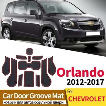 Dvere Slot Tesnenie Pre Chevrolet Orlando 2012-2017 PVC, Latex Anti-špinavé Poškriabaniu-odolný proti Opotrebovaniu Interiérové Doplnky 0