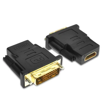 DVI-HDMI-kompatibilný Adaptér Bi-directional DVI D 24+1 Samec Na kompatibilný s HDMI Female Konektor Kábla Konvertor