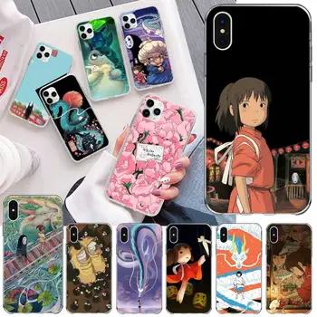 Hayao Miyazaki Anime Odvážneho Preč Telefón puzdro Pre iphone 13 12 11 Pro Mini XS Max 8 7 X Plus SE 2020 XR Silikónové Mäkké Pokrytie