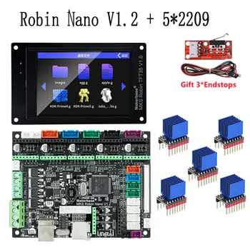 MKS Robin Nano V3 Control Board 3D Tlačiarne 32 Bitový Radič Auta TS35 Dotykový Displej Robin Nano V1.2 MAKERBASE Doska