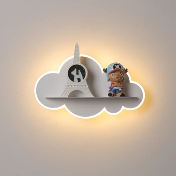Moderné Creative Cloud LED Nástenné svietidlo Krytý Domov Deco Nástenné svietidlo Pre detské Izby Posteli Spálňa, Detská izba Sconce AC85-265V