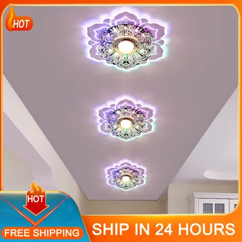 Moderné LED Crystal Stropné Svietidlá Predsieň, Obývacia Izba, Spálňa Luster Lampa Jednoduché Verandu Uličkou Chodby, Osvetlenie