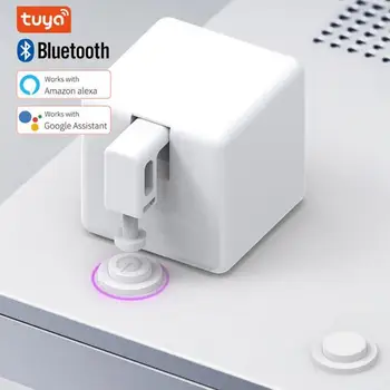 MoesHouse Tuya Smart Bluetooth Fingerbot Prepnúť Tlačidlo Tlačné Inteligentný Život Aplikácie Hlasové Ovládanie podporu prostredníctvom Alexa Asistent Google