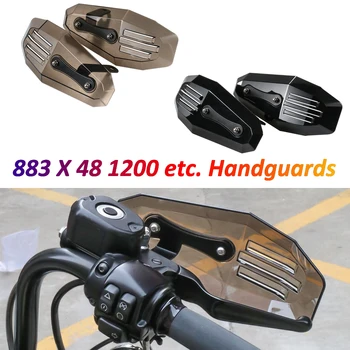 Motocykel Handguard Riadidlá veterný štítok Štít sa Hodí pre Harley XL 883 1200 X48 Vlastné Príslušenstvo Strane Ochranný Výstroj