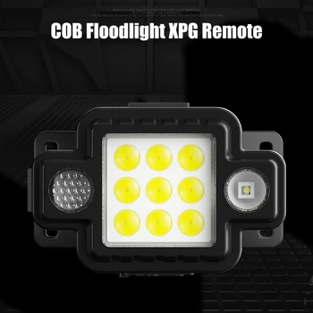 Multifunkčné XPG COB LED Svetlomet 500LM Bezpečnosti Svetlometu Pochodeň Nabíjateľná pre pešiu Turistiku Beží Nočný Rybolov Lampa