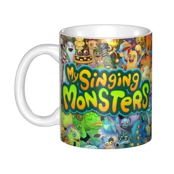Môj Spev Monsters Kávové Hrnčeky DIY Prispôsobené Dobrodružstvo Video Hry, Keramický Hrnček Kreatívny Darček