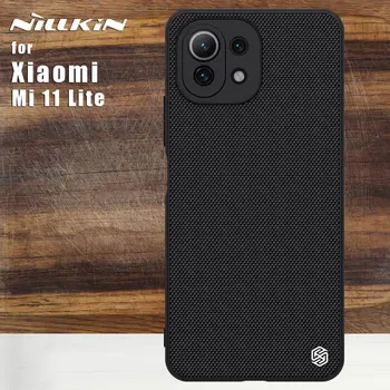 Nillkin pre Xiao Mi 11 Lite 5G prípade zadný kryt Textúrou 360 úplný ochranný Nilkin prípadoch pre Xiao Mi 11 Lite 4G