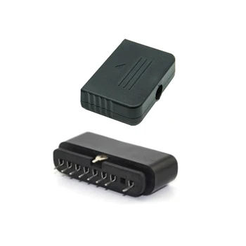 Náhradné 9 Pin Female Konektor Herný ovládač Zásuvky Slot pre PS2 káblovom ovládači plug shell