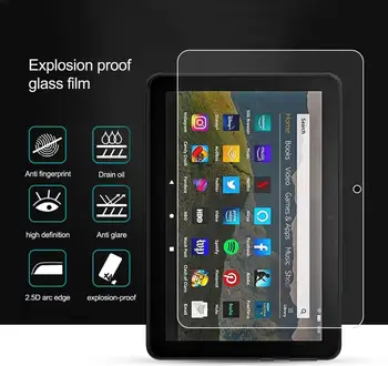 Pre Fire HD 8 /HD 8 Plus 10. Gen 2020 -9H Premium Tablet Jasné, Tvrdené Sklo Screen Protector Film Protektor Kryt