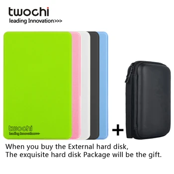 Pôvodné Twochi 2.5 Palcový Externý Pevný Disk Skladovanie 320G 500G Mini USB3.0 1 TB 750G 160 G 250 G HDD Prenosný Externý HD Pevný Disk
