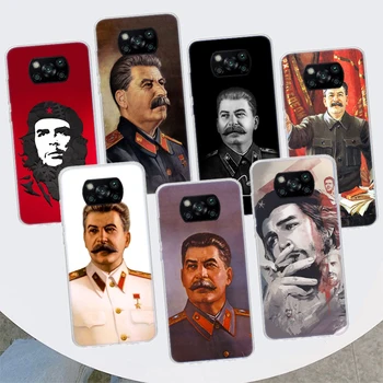 Ruský Stalin Zssr Telefón puzdro Pre Xiao Mi 11 Lite 11i 12X 12 9 8 11T 10 TON 9T Pro 10 5X 6X Ultra 5G Kryt Coque Capa