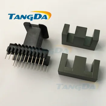 Tangda EE55B ( EE55 ) core EE Cievky magnetické jadro + skeleton 11+11 pin 22p Transformátory ertical AG