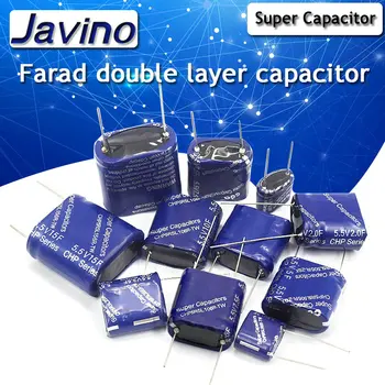 Veľkú kapacitu super kondenzátor Farad kondenzátor 5.5 V 0.1/0.47/1.5/1.0/4.0/5.0/f kombinácii double-layer kondenzátor DIY Kit