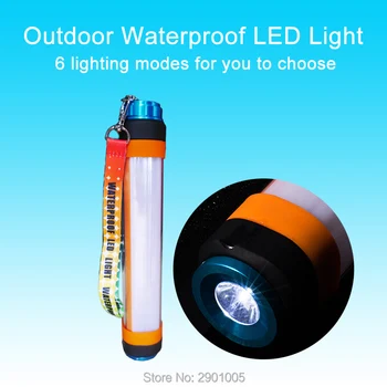 Viacúčelové Vonkajšie Vodotesný LED Svetlo na Čítanie IP68 2600/5200/7800mA USB 5V Nabíjateľná Stmievateľné Magnetické Núdzové Svietidlo