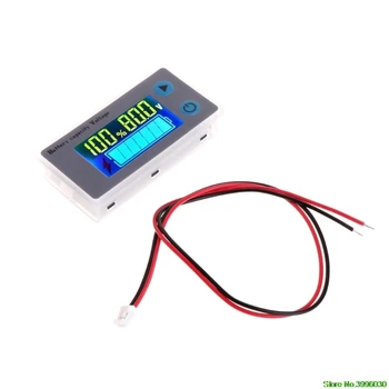 10-100V Univerzálny Kapacita Batérie Voltmeter Tester LCD Auto Olovené Indikátor 1