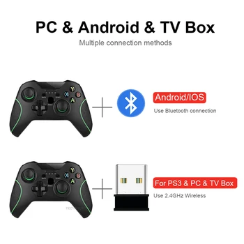 Bezdrôtový Gamepad Pre PS3/IOS/Android Telefón/PC/TV Box Ovládač USB PC Herný ovládač Podporu Bluetooth Pre Xiao Smart Phone 2