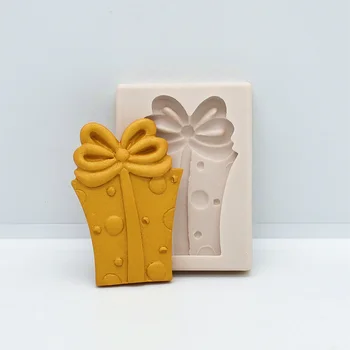DIY Tortu, Takže Darčeka Silikónové Formy na Čokoládu Pečivo Ručne vyrábané Vianočné Darčeky Fondant Formy na Pečenie Nástroj Príslušenstvo 2