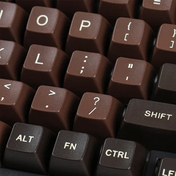 Čokoládová Farba Dizajnu SA Profil Keycaps Pre Cherry Mx Mechanické Prepínanie Herné Klávesnice 122 Kľúče PBT Loptu klávesa Caps 2